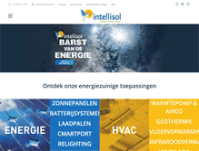 Tablet Screenshot of intellisol.be